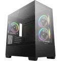 Deepcool Корпус DeepCool CG380 3F Black (R-CG380-BKAGM3-G) без БЖ