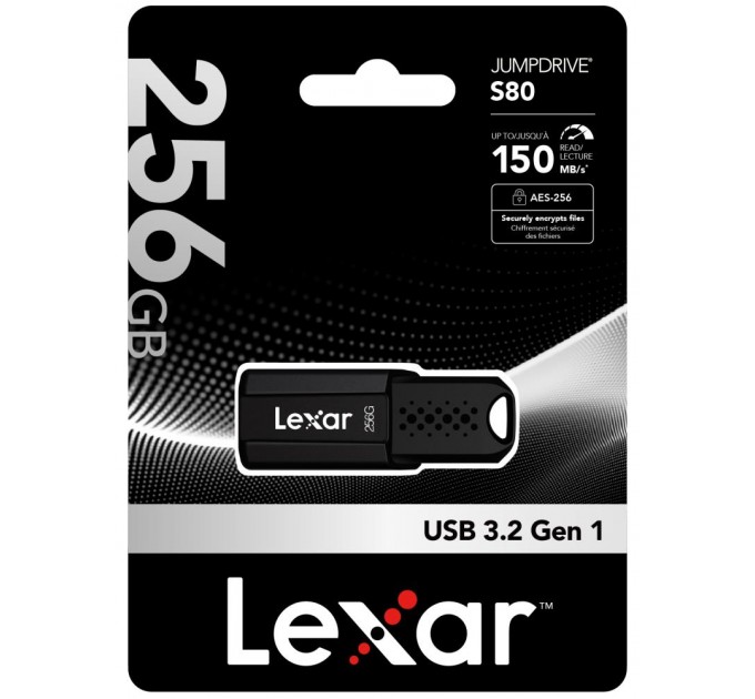 Флеш-пам'ять (накопичувач USB) USB3 256GB S80 LJDS080256G-BNBNG LEXAR
