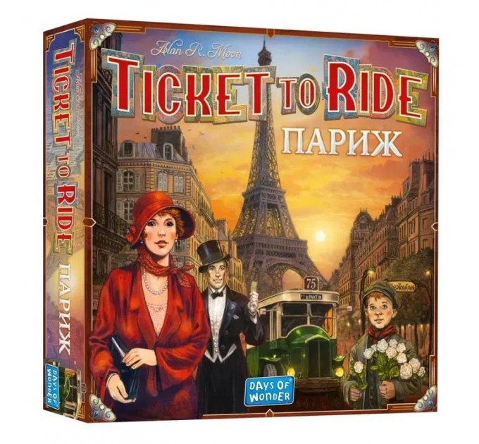 Настільна гра Lord of Boards Квиток на потяг: Париж (LOB2340UA)