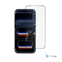 Скло захисне 2E 2.5D FCFG iPhone 17 Pro Max Black (2E-IP-17PM-6.9-SMFCFG-BB)