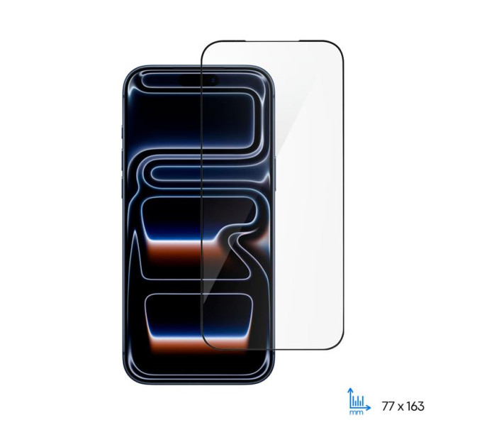 2E Скло захисне 2E 2.5D FCFG iPhone 17 Pro Max Black (2E-IP-17PM-6.9-SMFCFG-BB)