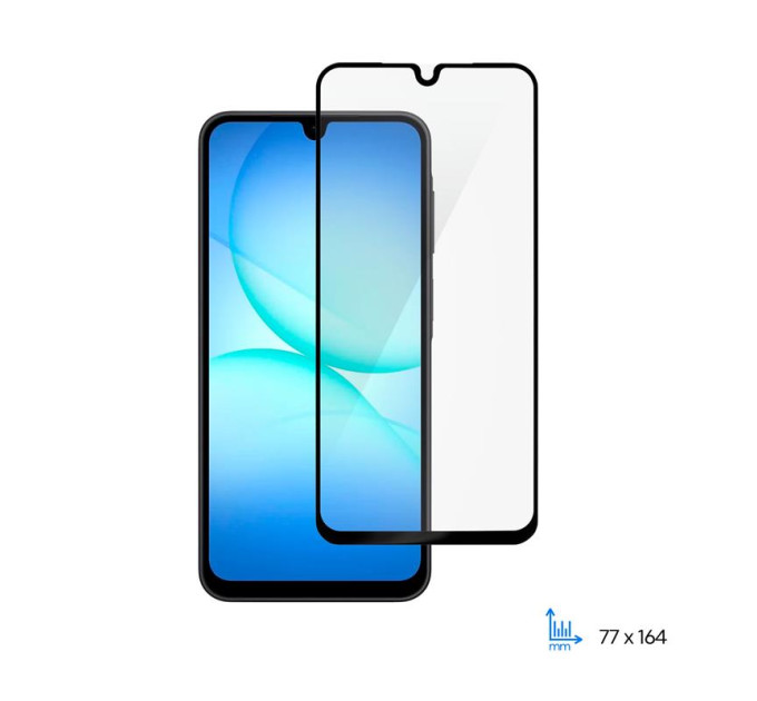 2E Скло захисне 2E 2.5D FCFG Samsung Galaxy A17 (A175) Black (2E-G-A17-SMFCFG-BB)