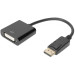 Digitus Перехідник DisplayPort M to DVI F 0.15m Full HD Digitus (AK-340401-001-S)