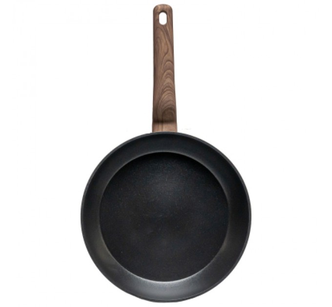 Сковорода Hölmer Wood кована з кришкою 28 см (FP-22528-SWBL Wood)