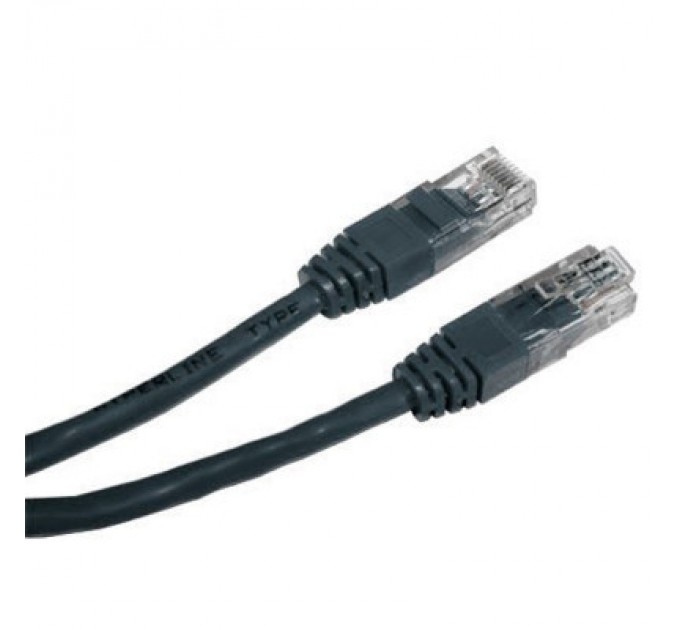 Патч-корд Cablexpert 1.5м UTP cat.5e black (PP12-1.5M/BK)