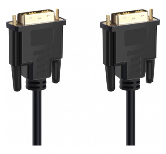 Кабель мультимедійний DVI M to DVI M 3.0m 18+1pin Prologix (PR-DVI-DVI-P-05-28-3m)