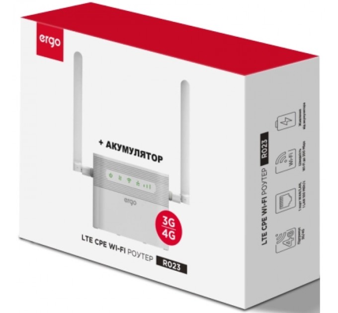 Маршрутизатор Ergo R023 w/battery