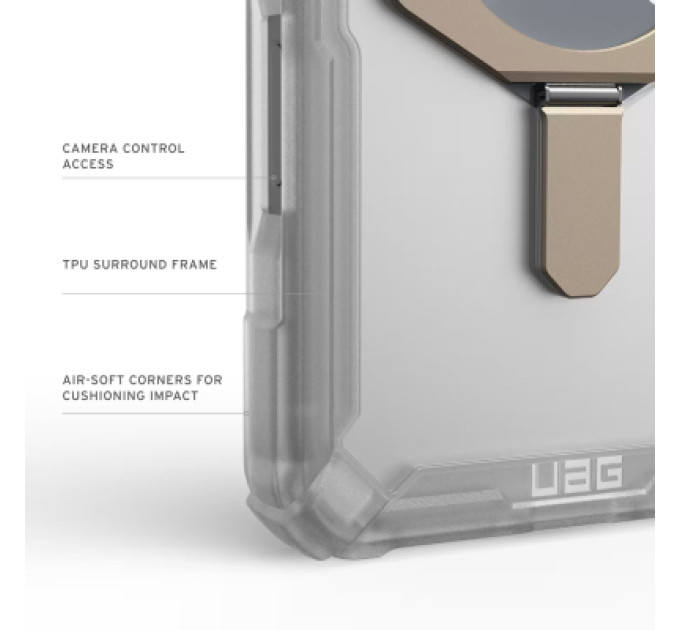 UAG Чохол до мобільного телефона UAG Plasma XTE MagSafe iPhone 17 Pro Max Clear/Titanium (114528114G36)