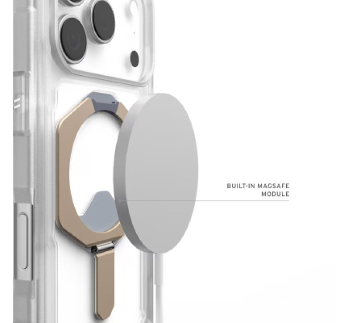 UAG Чохол до мобільного телефона UAG Plasma XTE MagSafe iPhone 17 Pro Clear/Titanium (114527114G36)