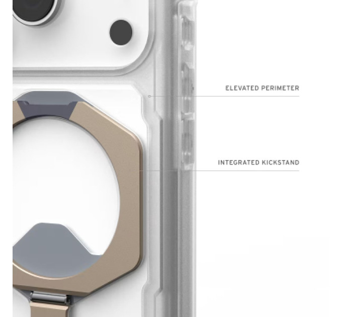UAG Чохол до мобільного телефона UAG Plasma XTE MagSafe iPhone 17 Pro Clear/Titanium (114527114G36)