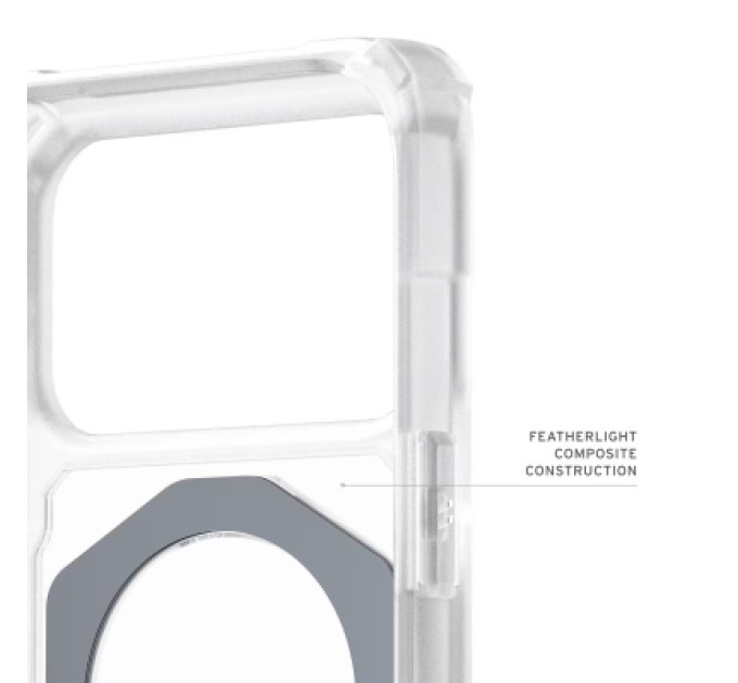 UAG Чохол до мобільного телефона UAG Plasma XTE MagSafe iPhone 17 Pro Clear/Titanium (114527114G36)