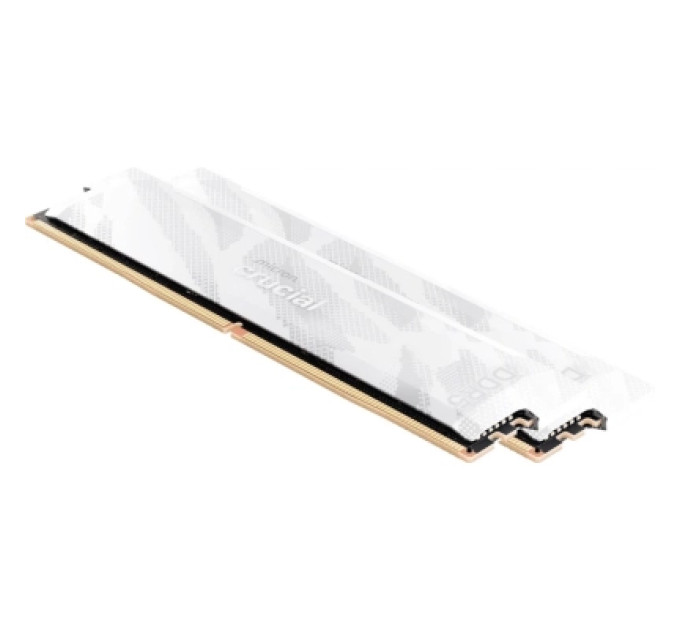 Crucial Модуль пам'яті для комп'ютера DDR5 16GB 6400 MHz Pro White Micron (CP16G64C32U5W)
