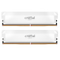Crucial Модуль пам'яті для комп'ютера DDR5 64GB (2x32GB) 6400 MHz Pro Overclocking White Micron (CP2K32G64C40U5W)
