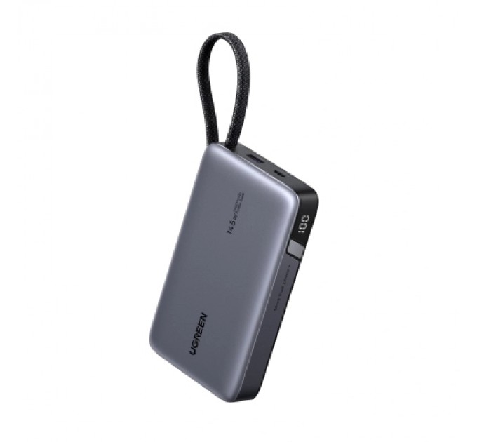 Батарея універсальна Ugreen 20000mAh 145W with Built-in Cable (PB551 55992B)
