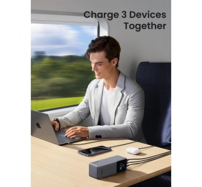 Батарея універсальна Ugreen 25000mAh 200W Nexode Smart Display (PB722 35525B)