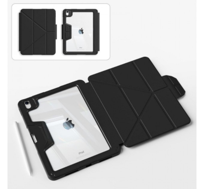 Чохол до планшета BeCover Rugged Origami Transparent Apple iPad Air (4/5) 2020/2022 10.9" Black (714967)