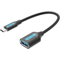 Vention Перехідник OTG USB 3.1 AF to USB-C 0.15m black VENTION (CCVBB)
