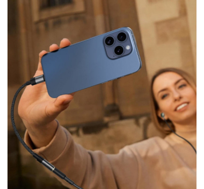 Acefast Перехідник USB-C to 3.5mm F 0.15m DAC audio black Acefast (6974316285281)