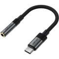 Acefast Перехідник USB-C to 3.5mm F 0.15m DAC audio black Acefast (6974316285281)