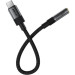 Acefast Перехідник USB-C to 3.5mm F 0.15m DAC audio black Acefast (6974316285281)