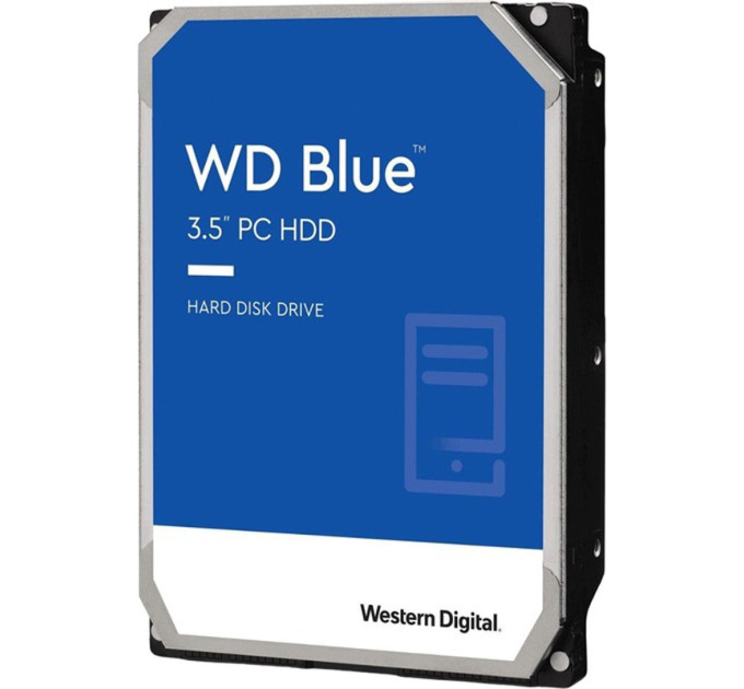 WESTERN DIGITAL Накопичувач HDD SATA 4.0TB WD Blue 5400rpm 128MB (WD40EZZX)