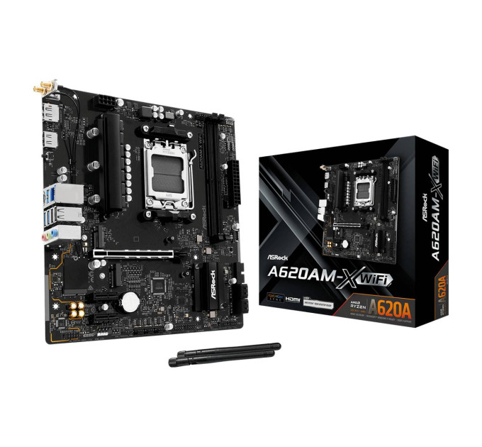 ASRock Материнська плата ASRock A620AM-X WiFi Socket AM5