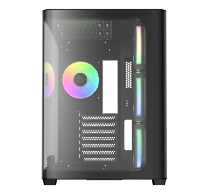 Корпус для ПК OCYPUS IOTA C70 BK CURVE ARGB DIGITAL (IOTA-C70-BKD400CD-GL)