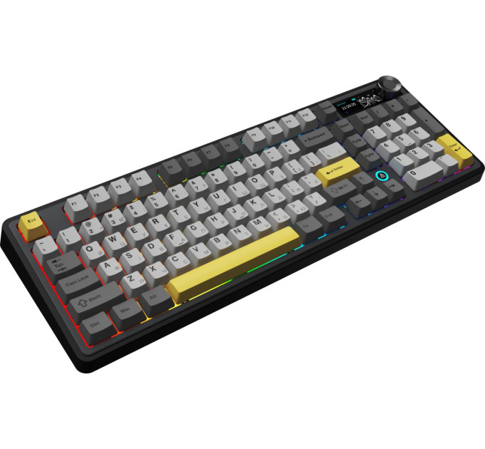 Ajazz Клавіатура бездротова Ajazz AK980 V2 Maillard Switch Black (AK980-V2-M-BGY)