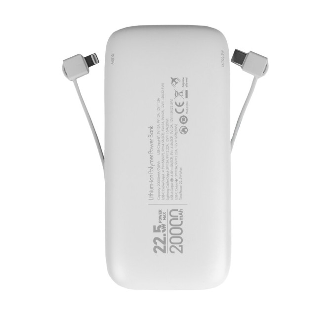 LogicPower Універсальна мобільна батарея LogicPower LP PQ20 20000mAh 22.5W