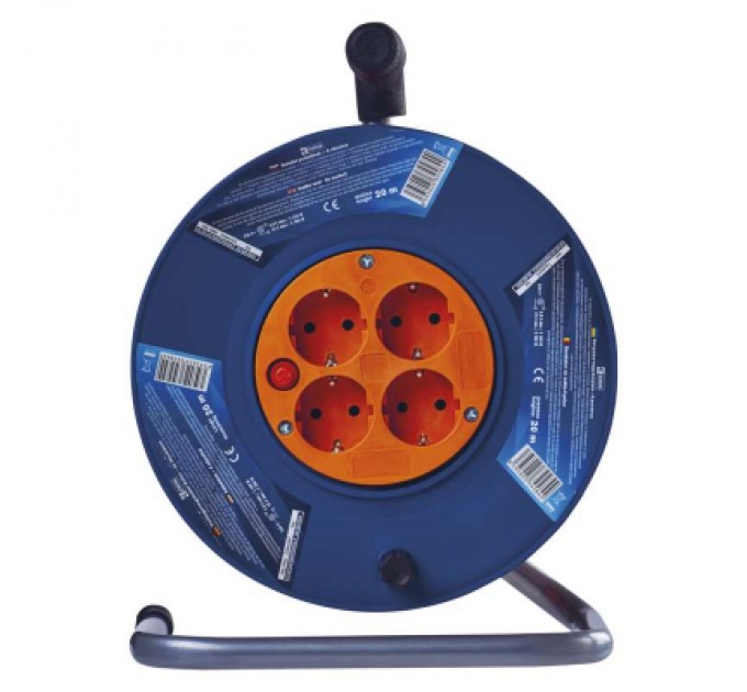 Мережевий подовжувач EMOS катушка 4 роз., 20 м (P09220)