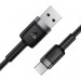 Acefast Дата кабель USB 2.0 AM to USB-C 1.2m 60W black Acefast (6974316285144)