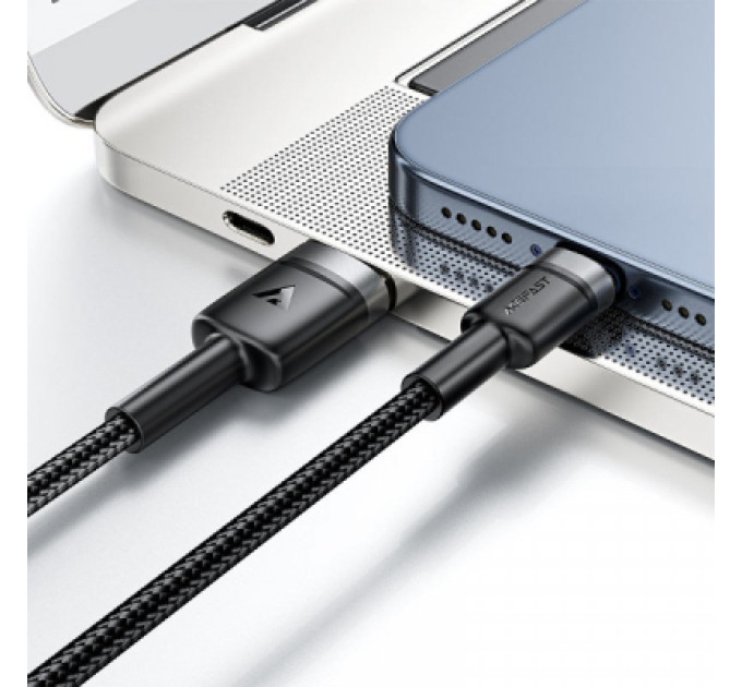 Acefast Дата кабель USB 2.0 AM to USB-C 1.2m 60W black Acefast (6974316285144)