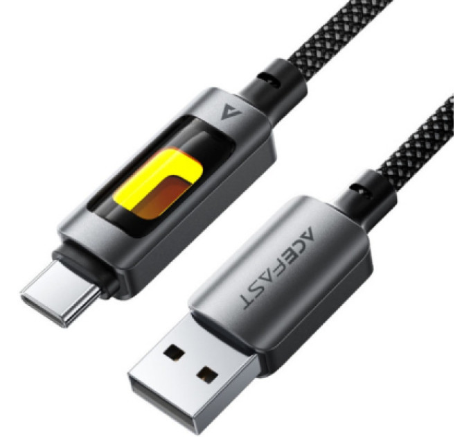 Acefast Дата кабель USB 2.0 AM to USB-C 1.2m 60W black Acefast (6974316284673)