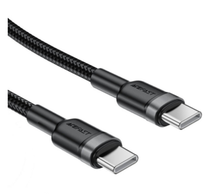 Acefast Дата кабель USB-C to USB-C 1.2m 60W black Acefast (6974316285137)
