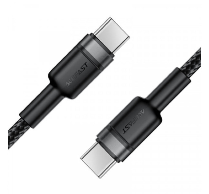 Acefast Дата кабель USB-C to USB-C 1.2m 60W black Acefast (6974316285137)