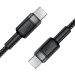 Acefast Дата кабель USB-C to USB-C 1.2m 60W black Acefast (6974316285137)
