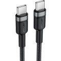 Acefast Дата кабель USB-C to USB-C 1.2m 60W black Acefast (6974316285137)