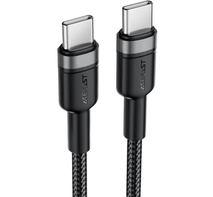 Acefast Дата кабель USB-C to USB-C 1.2m 60W black Acefast (6974316285137)