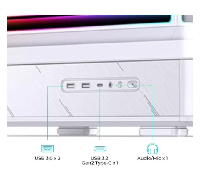 JONSBO Корпус для ПК JONSBO D200 White