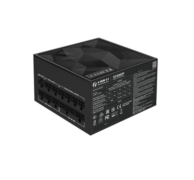 Lian Li Блок живлення Lian Li SX1000P Black, EU Cord (G9P.SX1000P.B000.EU)