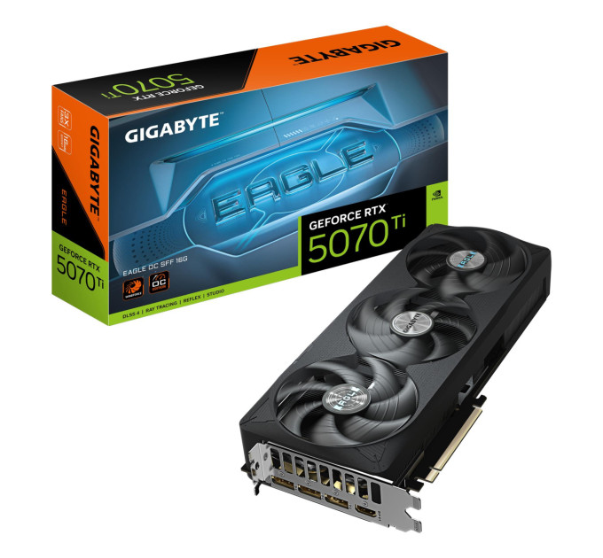 GIGABYTE Відеокарта PCIE16 RTX5070TI 16GB GV-N507TEAGLE OC-16GD GIGABYTE