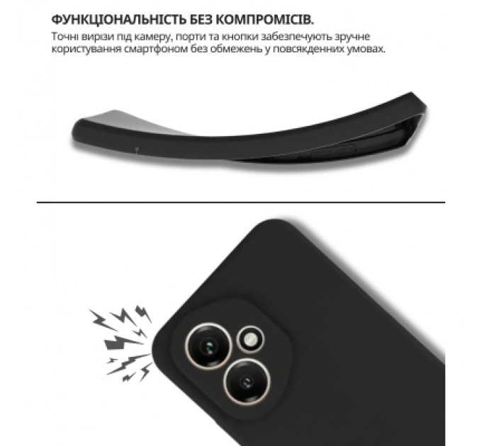 Чохол до мобільного телефона BeCover silicone Honor 400 Black (714944)