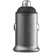 ColorWay Зарядний пристрій ColorWay USB-C PD30W + USB QC3.0 car adapter (CW-CHA065PD-GR)