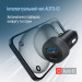 ColorWay Зарядний пристрій ColorWay USB-C PD35W + USB QC3.0 car adapter (CW-CHA064PD-BK)