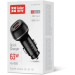 ColorWay Зарядний пристрій ColorWay USB-C PD45W + USB QC3.0 car adapter (CW-CHA067PD-BK)