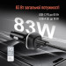 ColorWay Зарядний пристрій ColorWay USB-C PD65W + USB QC3.0 car adapter (CW-CHA068PD-BK)