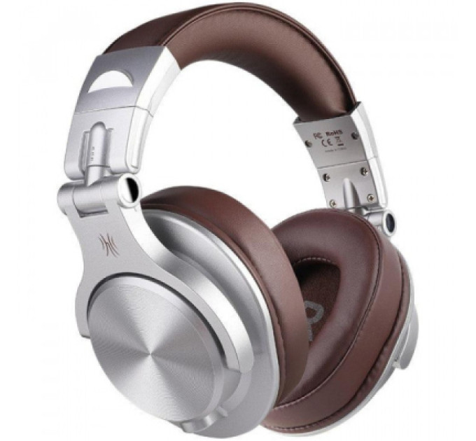 OneOdio Навушники OneOdio Fusion A70 Bluetooth+3,5мм/6,35мм Silver/Brown (A70 Silver Brown)