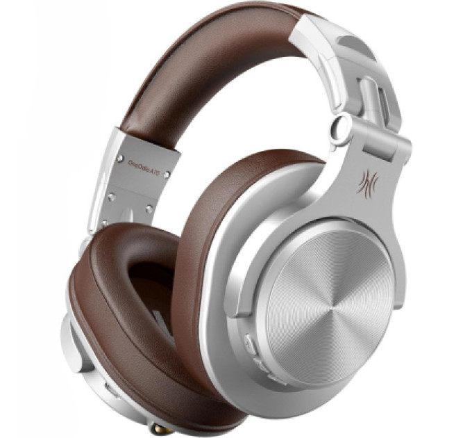 OneOdio Навушники OneOdio Fusion A70 Bluetooth+3,5мм/6,35мм Silver/Brown (A70 Silver Brown)