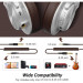 OneOdio Навушники OneOdio Fusion A70 Bluetooth+3,5мм/6,35мм Silver/Brown (A70 Silver Brown)