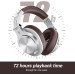 OneOdio Навушники OneOdio Fusion A70 Bluetooth+3,5мм/6,35мм Silver/Brown (A70 Silver Brown)